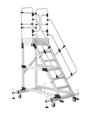 6+1 Step Platform Ladder with Guardrails